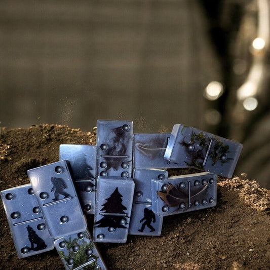 Cryptid Sighting Dominoes ~ Gray