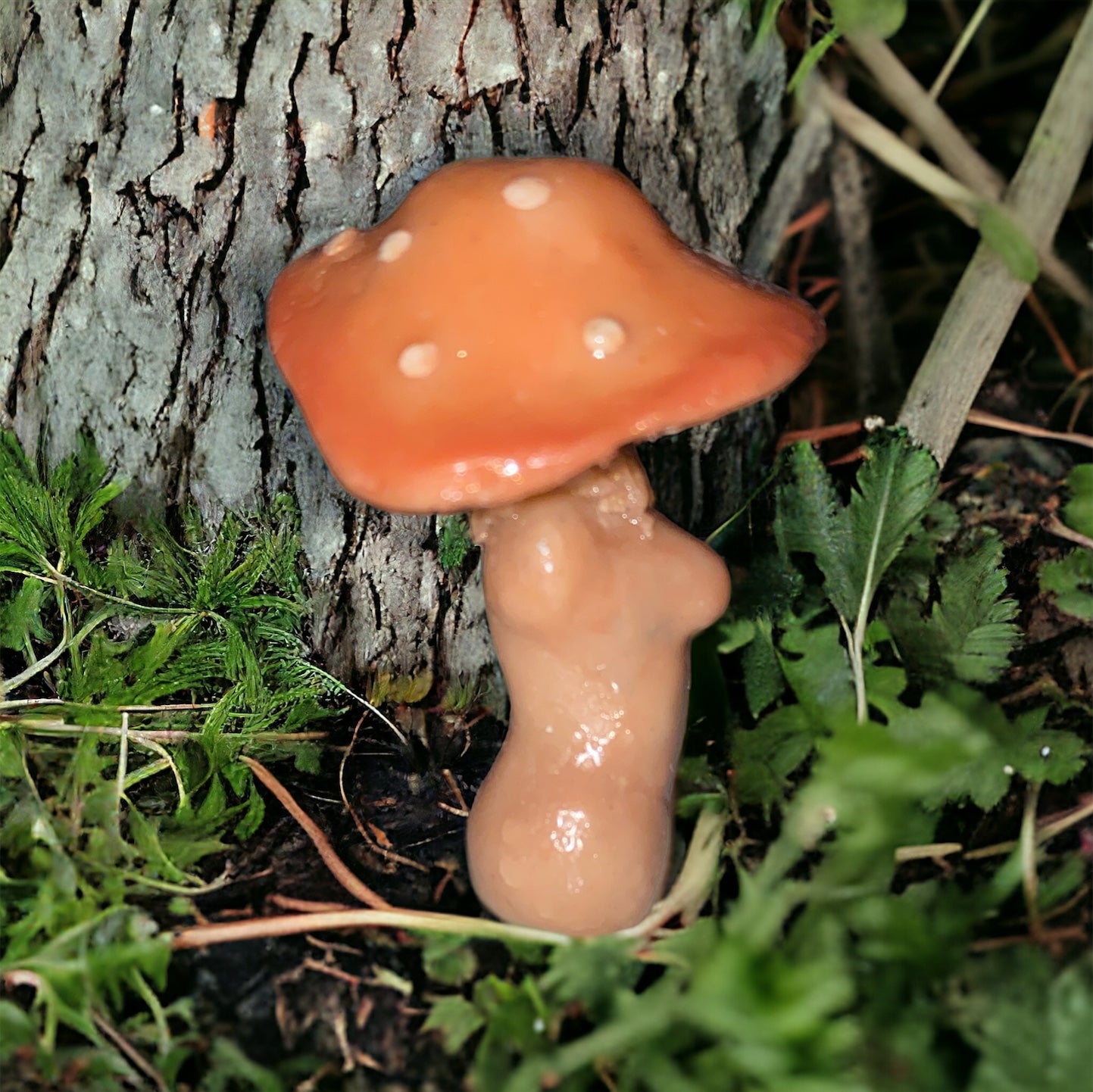 Mushroom Maiden Figure